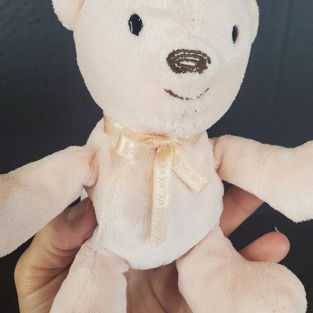 Carters Classics All About A Bear Pink Baby Teddy Stuffed 7
